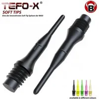 BULL'S Softdarts Tefo-X Soft Tips 6mm(2BA) 100/schw.