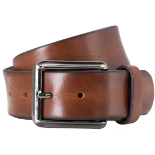 LINDENMANN - Ledergürtel LINDENMANN cognac - Gr. - 115