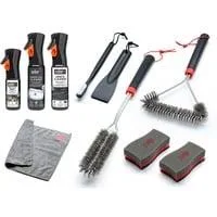 Reinigungs-Set für Edelstahl-Gasgrills, Reinigungsmittel 10-teilig