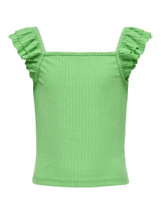 KIDS ONLY - KOGNELLA S/L FRILL STRAP TOP JRS - Gr. - 158/164