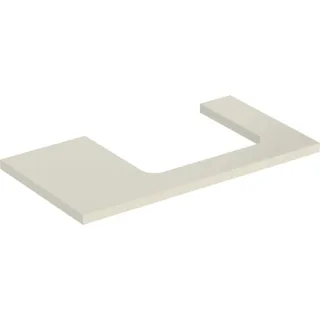 Geberit ONE Waschtisch-Platte, Ausschnitt rechts, für Aufsatzwaschtisch 505323004