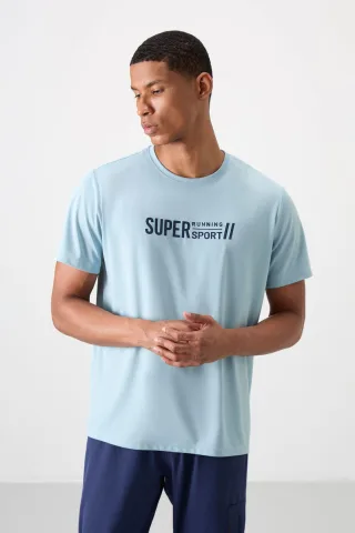 Herren T-Shirt mit Druck und Rundhalsausschnitt