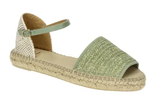 Geox Damen Sandale D55V0B LAMPEDUSA B in Mint/Lt Taupe - Atmungsaktiv, Wasser...
