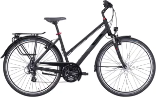Fahrrad  - Pegasus Solero SL 24 trapez schwarz   - 45 cm
