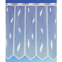 dekondo Scheibengardine "Swing", Kurzstore, Bistrogardine, Panneaux – 50x160 cm (Höhe x Breite)