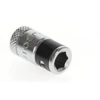 Bit-Adapter 1/4" vierkant > 1/4" sechskant chrom