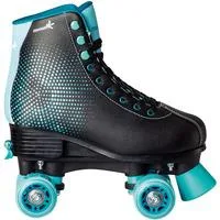 Rollschuh Disco Gr. 35-38, Rollschuhe türkis/schwarz