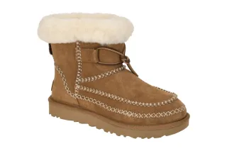 UGG 1158251 CHE Damen Winterstiefel Classic Mini Alpine in Chestnut - Warmfut...