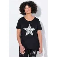 Angel of Style T-Shirt T-Shirt A-Linie Pailletten-Stern