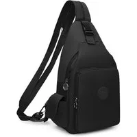 nsihing Umhängetasche Universelle wasserdichte Umhängetasche für Damen und Herren, Leichter Brusttasche Klein Sling Bag Nylon Backpack Schulterrucksack