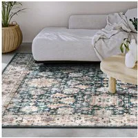ELLE DECORATION Teppich Saveh, rechteckig, Höhe: 5 mm, Kurzflor, Anti Rutsch, Vintage, Klassisch, Wohnzimmer, Flur
