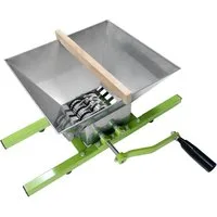 FIVMEN Entsafter 7L Obstmühle Obstmuser Obsthäcksler Beerenmühle Traubenmühle, Maischemühle Mühle Muser manuell Obstpresse mit Handkurbel