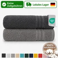 Komfortec Handtücher 2er Set Handtücher 100% Baumwolle, weich & saugfähig, 4 Größen, 100% Baumwolle (2-St)