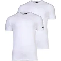 Dsquared2 T-Shirt Herren T-Shirt 2er Pack Baumwolle (Packung, 2er Pack)