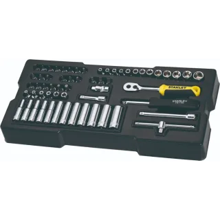 STANLEY Modul 1/4 Zoll Steckschlüssel und Zubehör Set, 60-tlg. - STMT1-74175