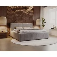 Compleo Polsterbett SANTO Metallrahmen, Bettkasten, ohne Matratze, (Kostenlose Lieferung! TOP ANGEBOT), Cordstoff oder Samtstoff