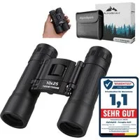 AlpinSpirit Fernglas inkl. Tasche & Zubehör (Testsieger) – für Brillenträger Fernglas (Kinder und Erwachsene, Ideal für Sport, Reise, Freizeit - FMC & BAK4)