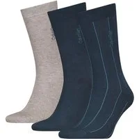Calvin Klein Socken (3-Paar) mit dezenter Logoprägung