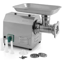 Mahlzeit Fleischwolf Profi Edelstahl Fleischwolf elektrisch, 750W - 150kg/h, Wurstfüller, 750 W