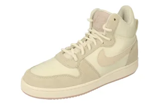 Nike Damen Court Borough Mid Prem Weiß Turnschuhe