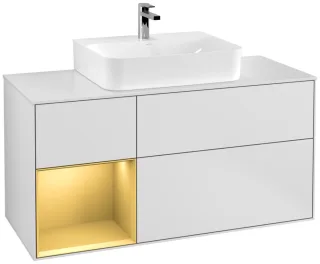 Villeroy & Boch Waschtischunterschrank Finion F16 1200x603x501mm WT mittig, F161HFMT F161HFMT