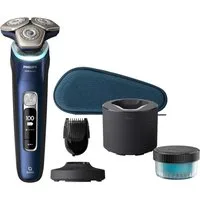 Philips Elektrorasierer Philips Shaver Series S9980/54 Rasierer Wet & Dry SkinIQ-Technologie, Quick Clean Pod Reinigungsstation, Ausklappbarer Präzisionstrimmer (integriert), Quick Clean Pod, Präzisionstrimmer, Ladestation, Reiseetui, SkinIQ, Lift & 