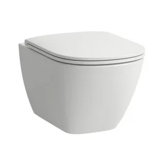 LAUFEN LUA Advanced Wand-Tiefspül-WC H8660800000001 36x52cm, rimless. inklusive WC-Sitz mit Absenkautomatik, weiss