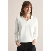 CECIL Poloshirt mit 3/4 Ärmeln