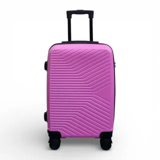 Rosa Hardshell-Kabine 48 x 37 x 20 cm Sicherer Gepäckkoffer