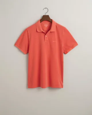 GANT - Sunfaded Piqué Poloshirt burnt orange - Gr. - M