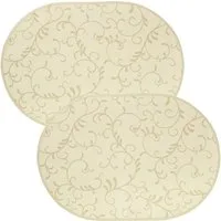 Erwin Müller Platzset Tischset "Essen" 2er-Pack, abwaschbar Ranke