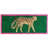 Next Badematte Badläufer mit Gepard-Animal-Print 100 % Baumwolle, Höhe 110 mm, Baumwolle