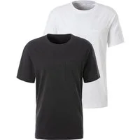 John Devin T-Shirt (2-tlg., 2er-Pack) mit Brusttasche