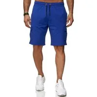 Reslad Sweatshorts Reslad Kurze Hose Herren Cargo Bermuda Shorts Jogginghose Sport-Hose (1-tlg) Sweatshorts Jogginghose mit Cargo-Taschen