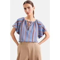 seidensticker Klassische Bluse Tunika Gestreift