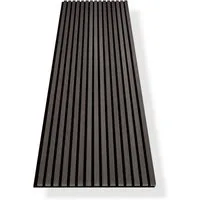 HAGEFOL Wandpaneel Akustikpaneele Holz, 3D Lamellenwand, verschiedene Größen, BxL: 60,00x240,00 cm, 1,44 qm, 3D Optik, Akustische Dämmung