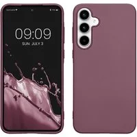 kwmobile Handyhülle Handyhülle für Samsung Galaxy A35 Hülle, Silikon Case metallisch schimmernd - Schutzhülle Cover