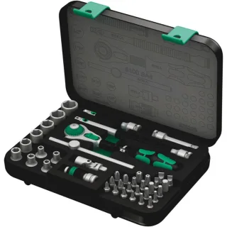 Wera 8100 SA 4 Zyklop Speed-Knarrensatz, 1/4"-Antrieb, zöllig, 41-teilig - 05003535001