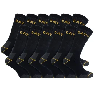 12er-Pack Unisex Schwerlast-Arbeitsstrümpfe für Stahlkappenstiefel