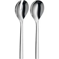WMF Salatbesteck Nuova (Set, 2-tlg), 2-tlg., 25 cm, Cromargan Edelstahl rostfrei 18/10, Geschenkverpackung
