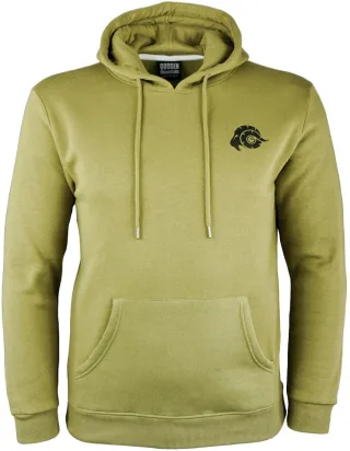 Herren Wandern Kapuzenpullover Fleece Hoodie Outdoor Olive