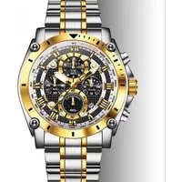 OLEVS Quarzuhr Herrenuhr Olevs Modischer Chronograph mit Tag-Nacht Anzeige