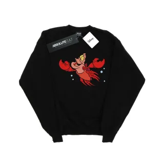 Disney - "The Little Mermaid Sebastian Bubbles" Sweatshirt für Mädchen (Schwarz)