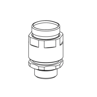 KWC Durchgangsrohrbelüfter 3/4-3/4", chromeline,636012 636012