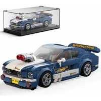 Mould King Mould King 27048S Speed Champion Super Mustang 376 Teile Konstruktions-Spielset, (376 St)