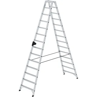 Munk Stufen-Stehleiter beidseitig begehbar - 040228