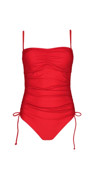 Barts - Bandeau Einteiler Rot - Gr. - 36