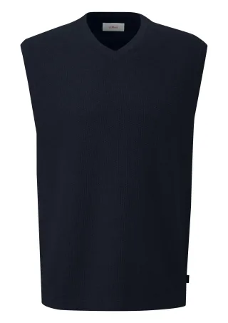 s.Oliver Red Label - Strickpullunder blau - Gr. - 3XL