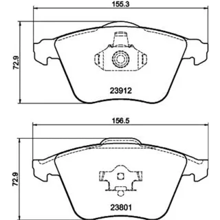 Hella Bremsbel?ge vorne Ford Mazda Saab Volvo