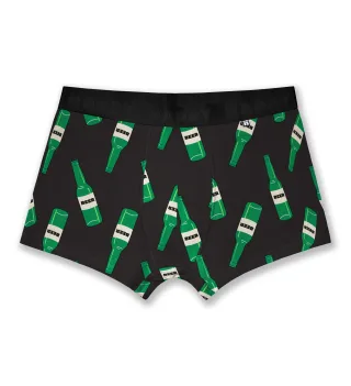 happy socks - 1-Pack Beer Short Boxer Schwarz - Gr. - L